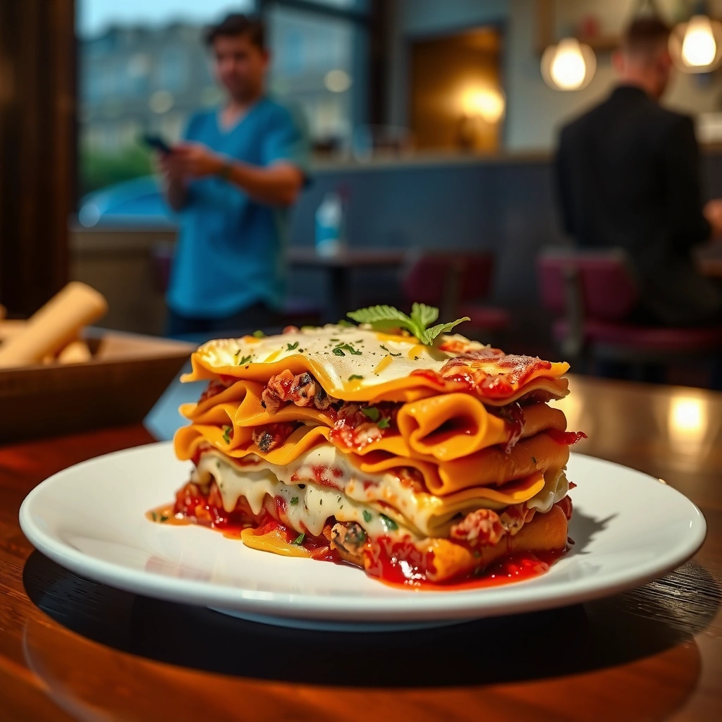 Sauce and Filling - oven ready lasagna recipe
