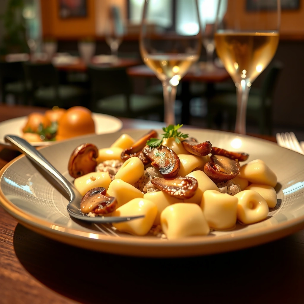 Sauté Mushrooms - gnocchi and mushroom recipe