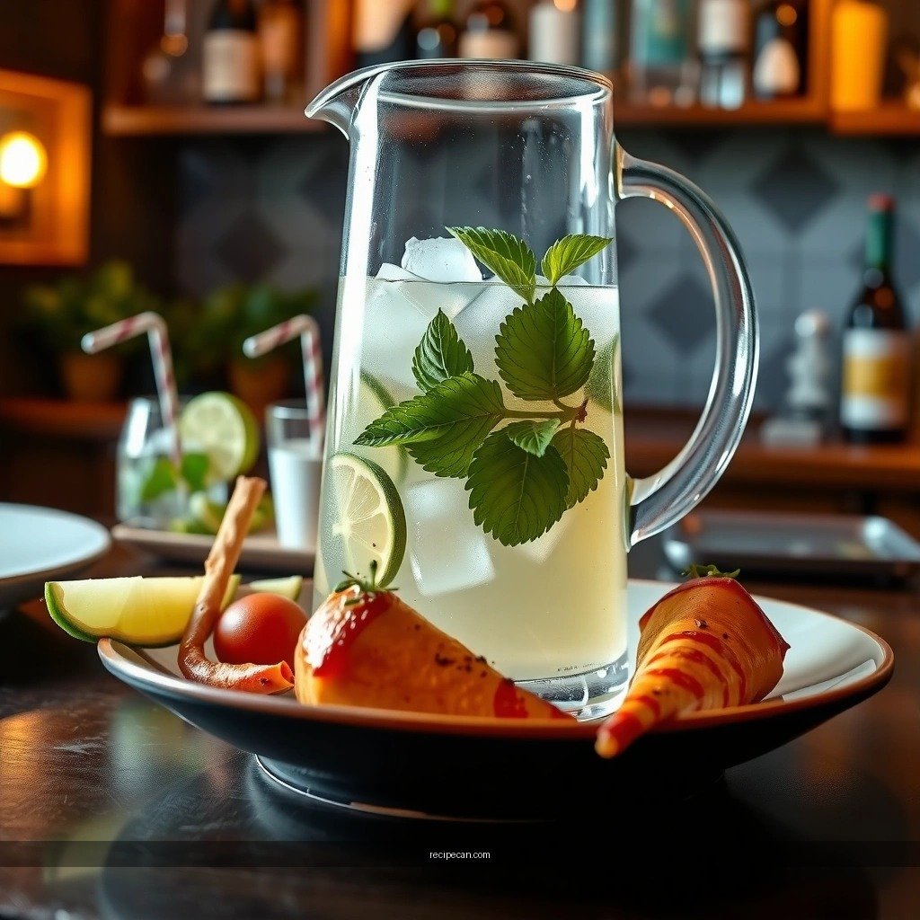 Serving Ideas - virgin mojito pitcher recipe