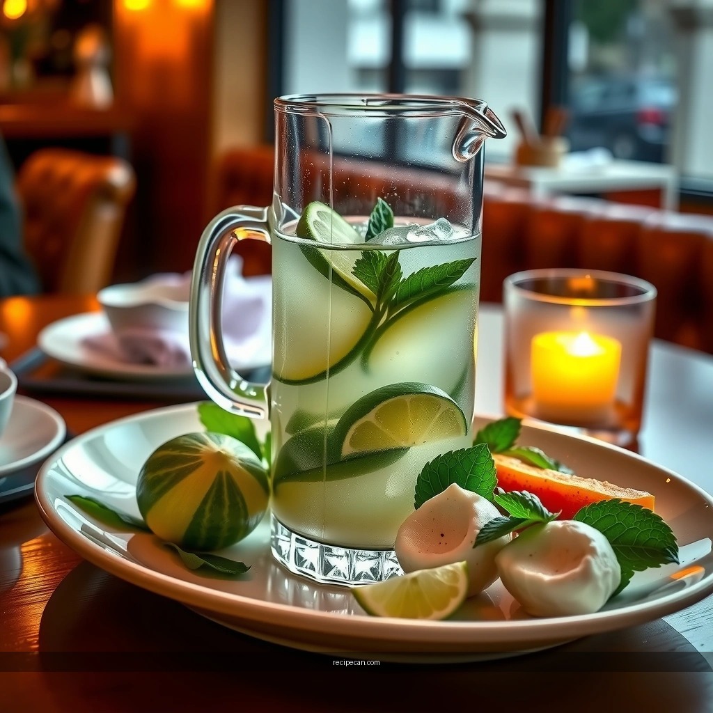 Serving Scaling Timing Tips - mojito cocktail pitcher recipe