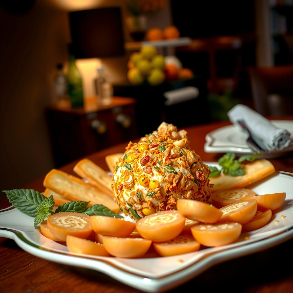 Serving Suggestions - pumpkin cheese ball recipe