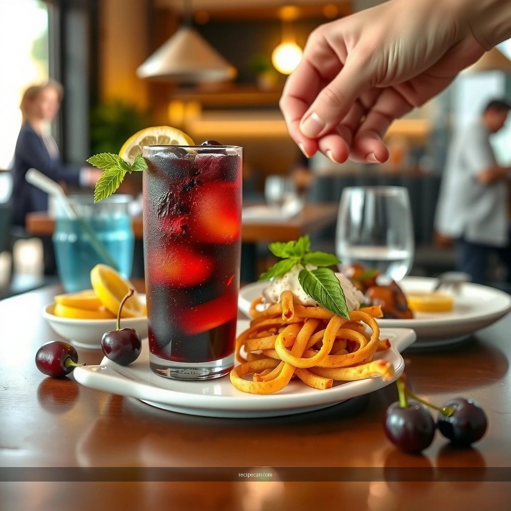 Serving Tips - black cherry mojito recipe