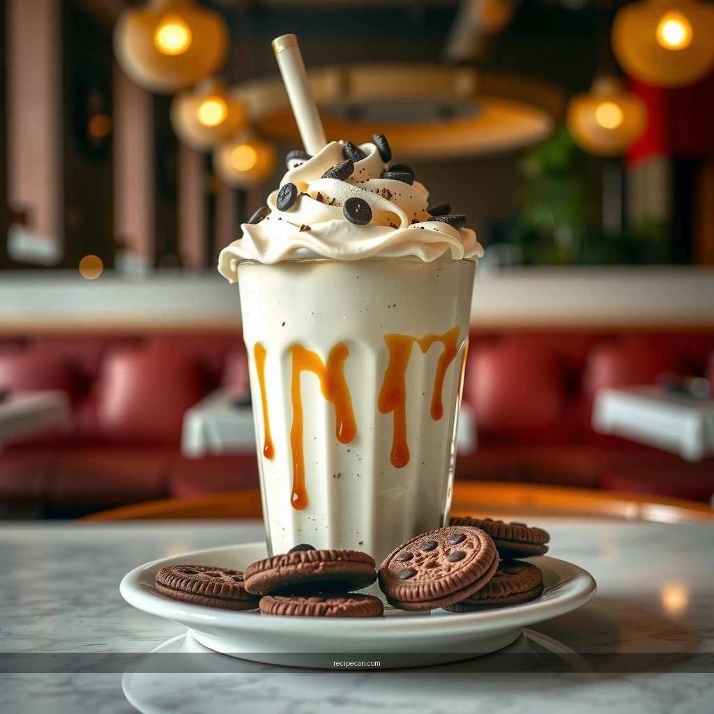 Serving Tips - cookies and cream milkshake recipe