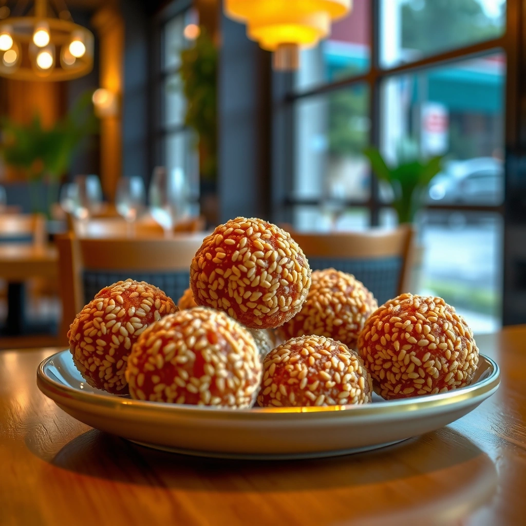 Sesame Balls - sesame balls recipe