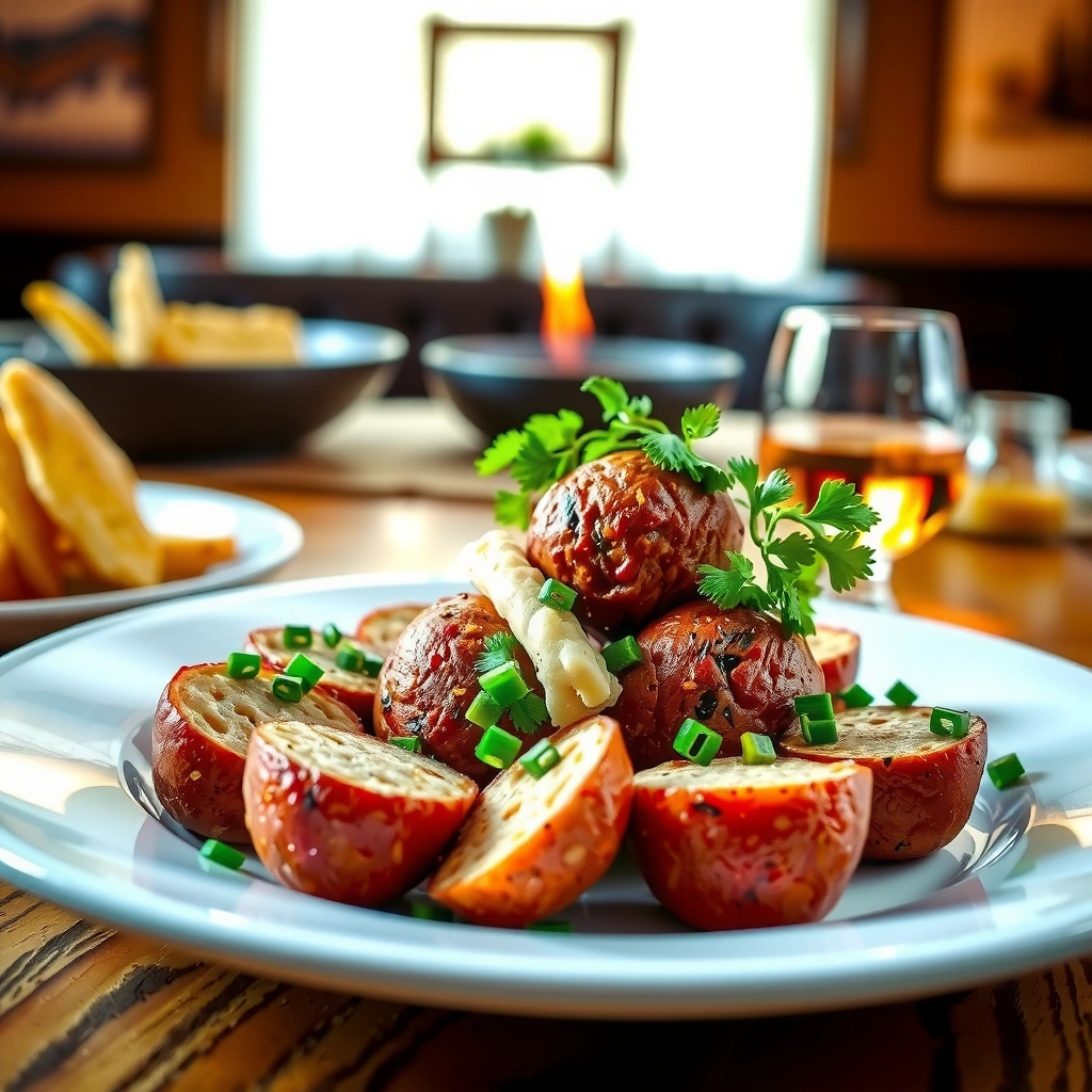 Shape and Coat - sausage cheese ball recipe
