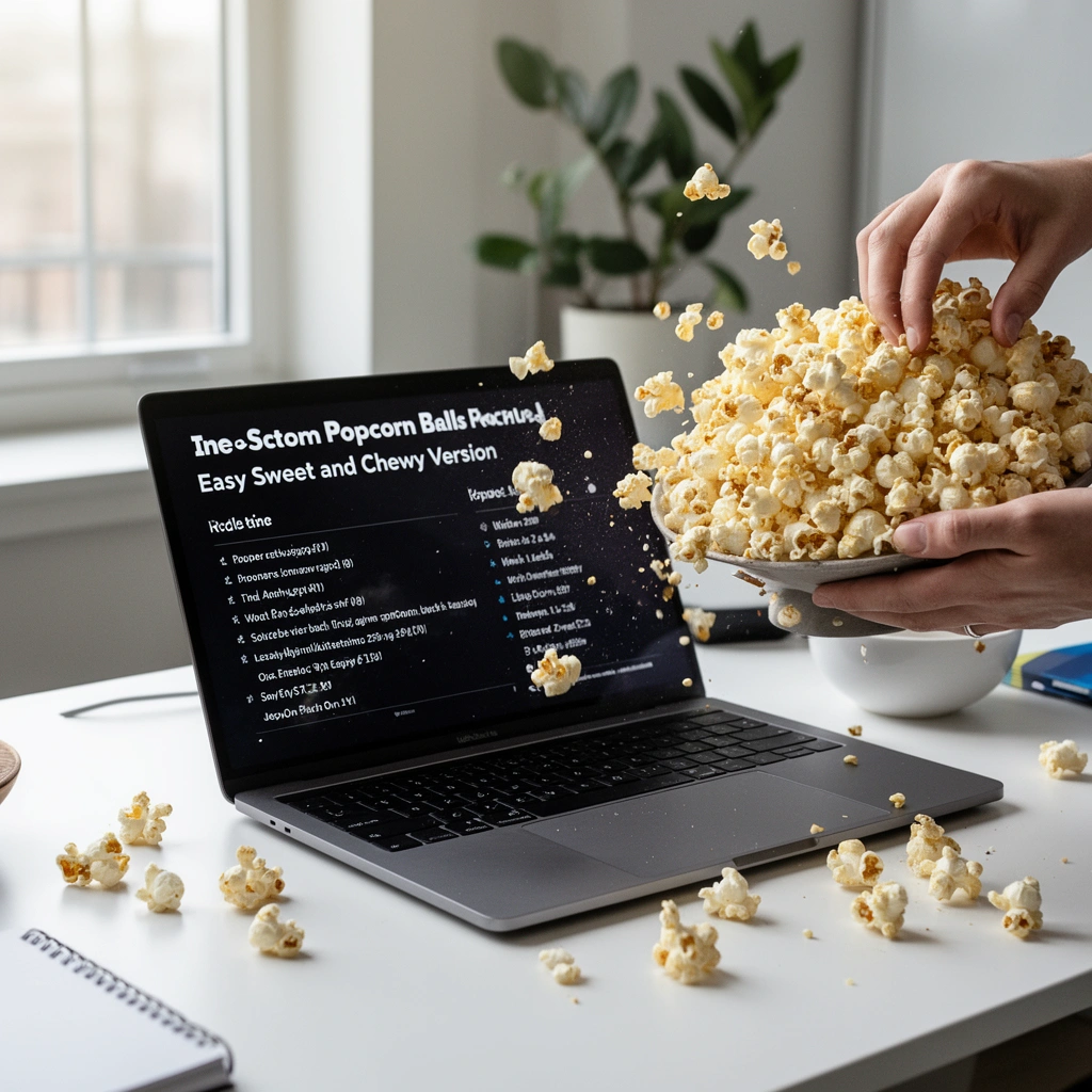 Shaping and Setting Tips - popcorn balls recipe
