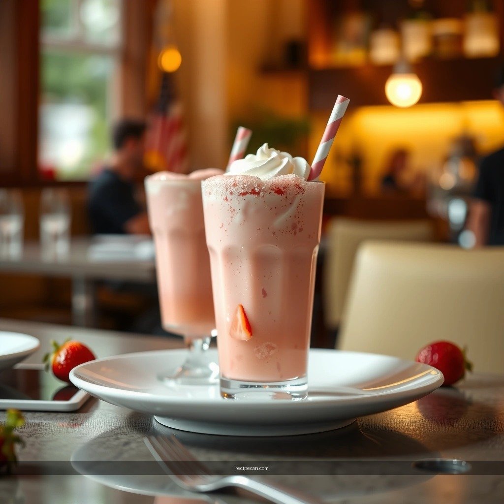 Simple Ingredients - recipe for strawberry milkshake