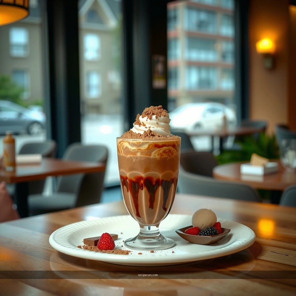 Simple Ingredients - chocolate milkshake recipe without ice cream