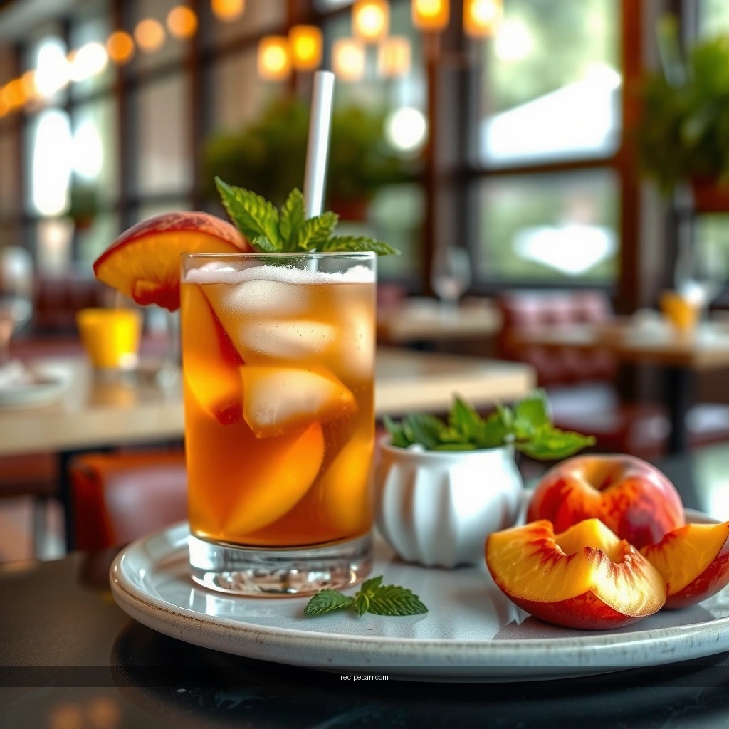Simple Syrup - peach iced tea recipe