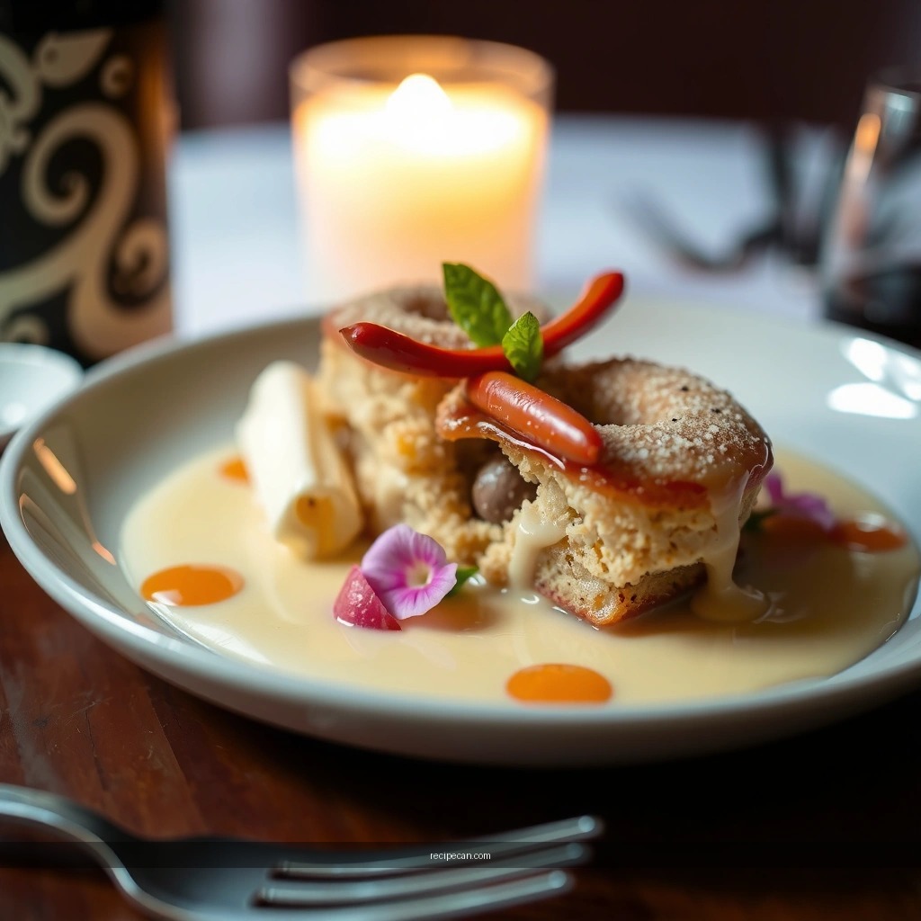 Soak and Assemble - recipe for donut bread pudding
