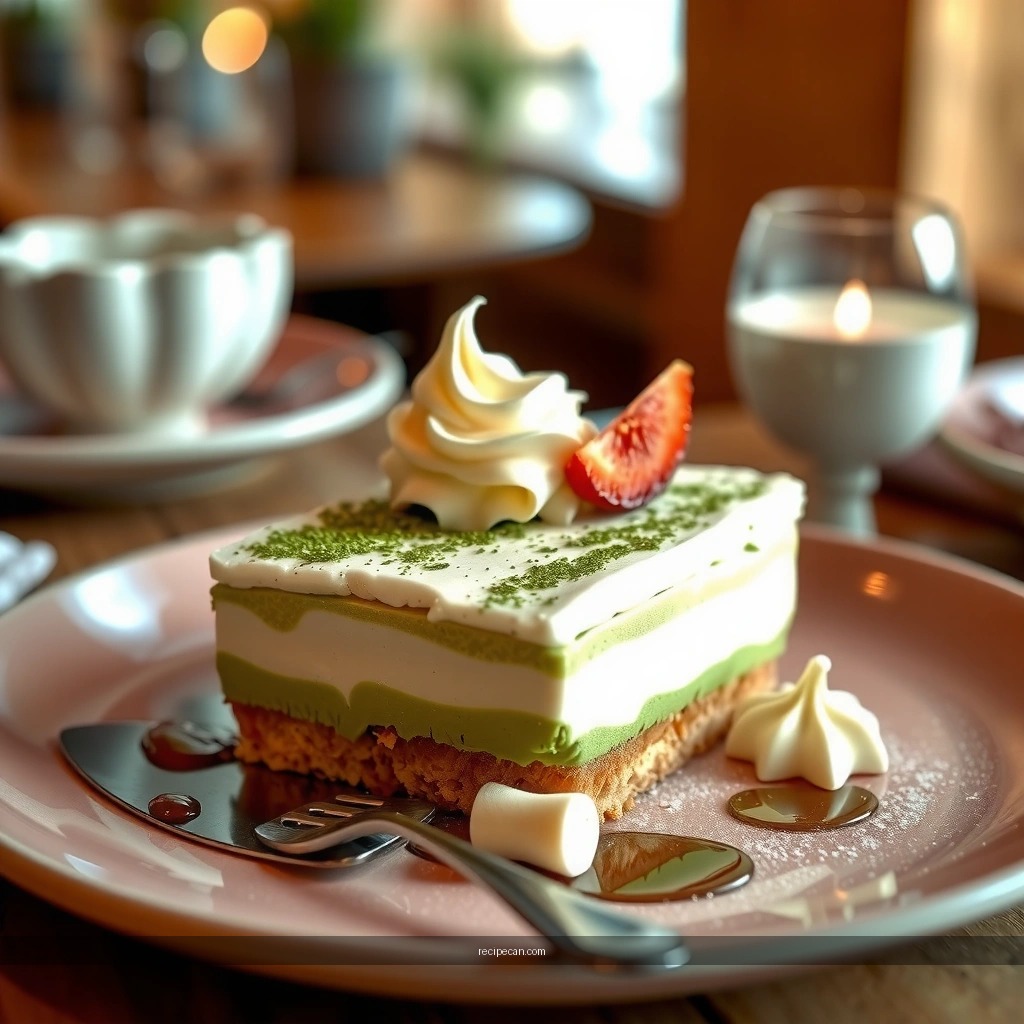 Soak for Ladyfingers - matcha tiramisu recipe