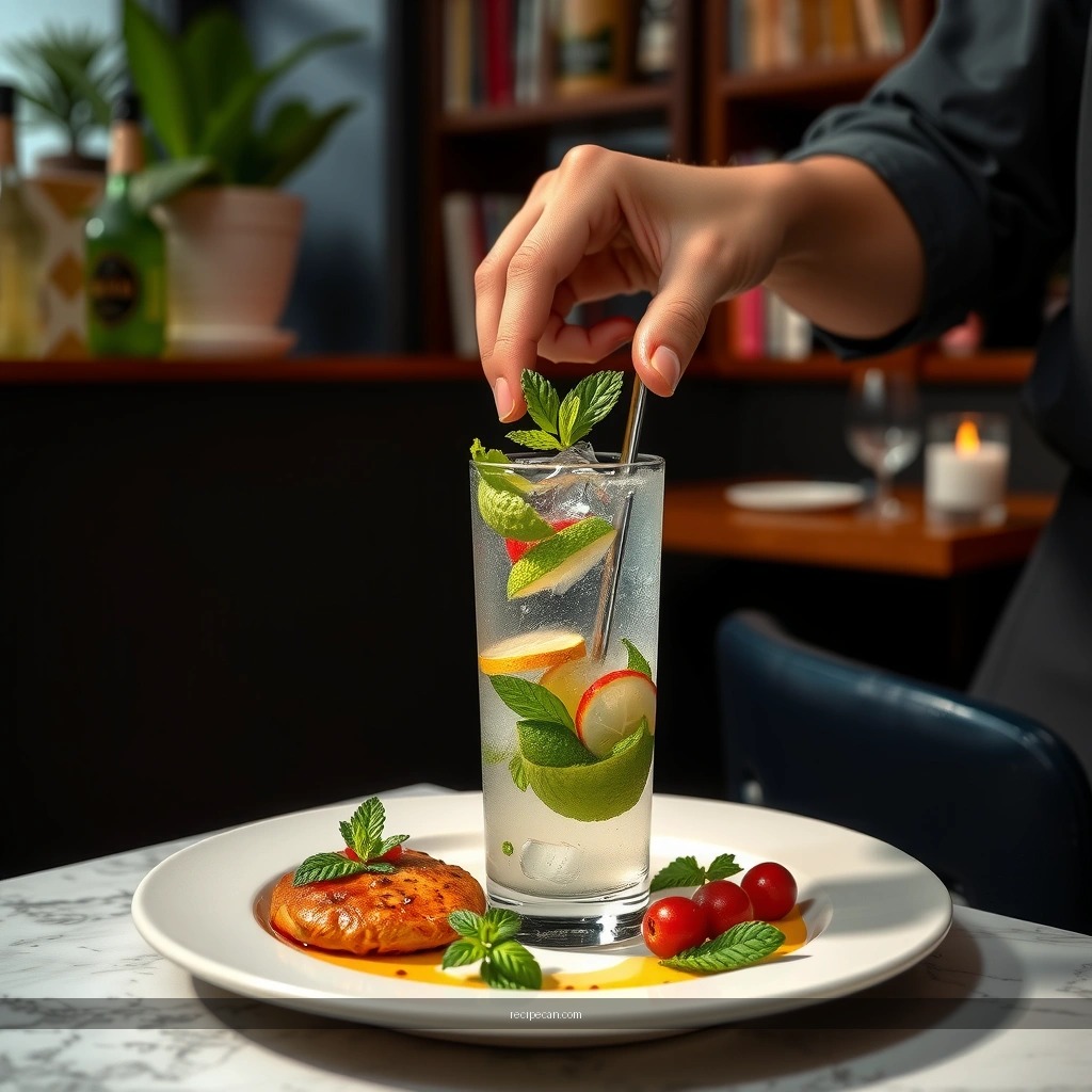 Soda Water - mojito drink recipe
