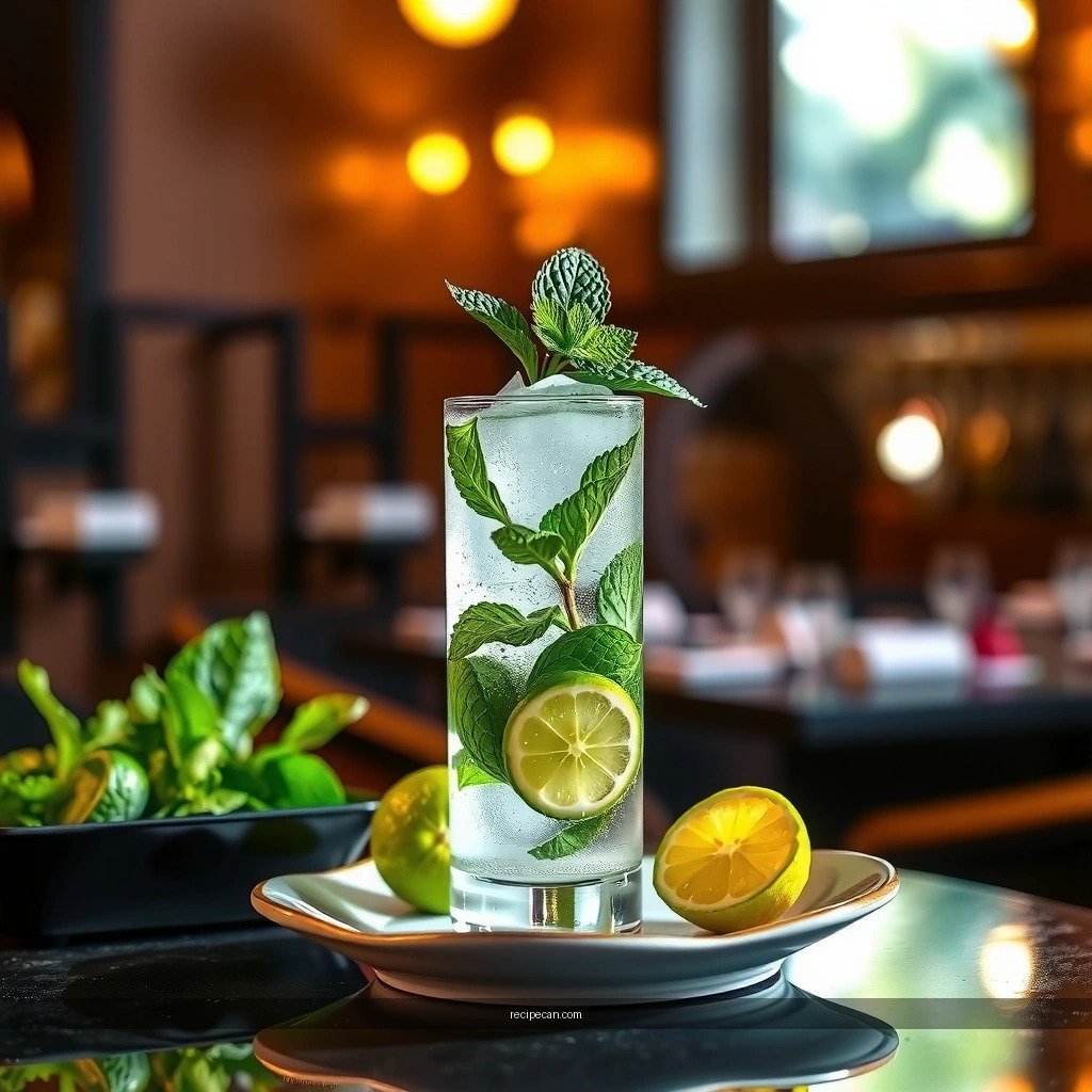 Soda Water - recipe for mojito mocktail