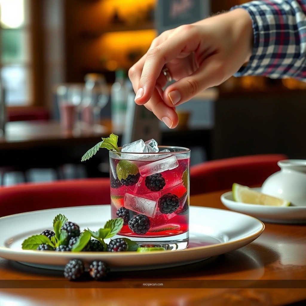 Sparkle Soda Water - blackberry mint mojito recipe