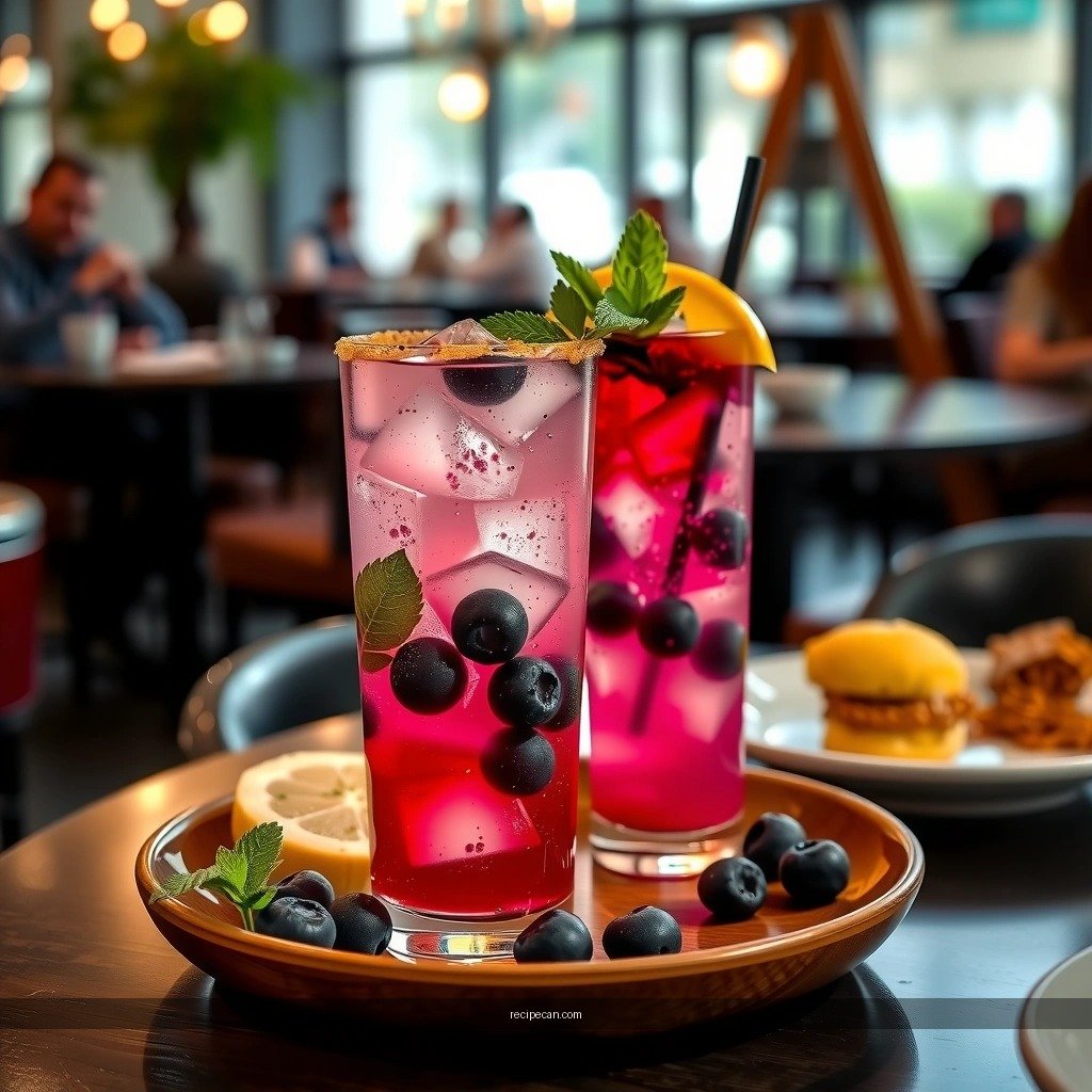 Sparkling Soda - blueberry mojitos recipe