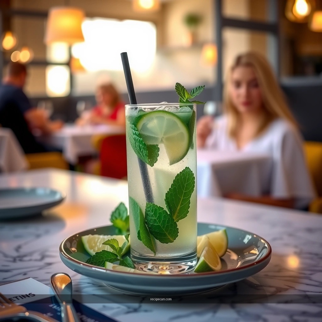 Sparkling Water - recipe for mojito