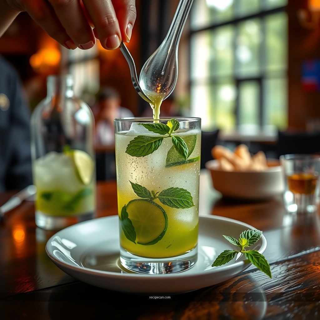 Sparkling Water - how to make mojito recipe