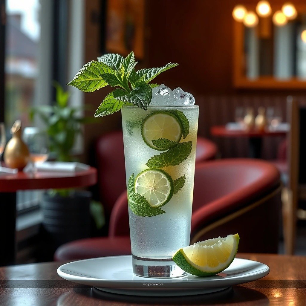 Sparkling Water - original mojito recipe