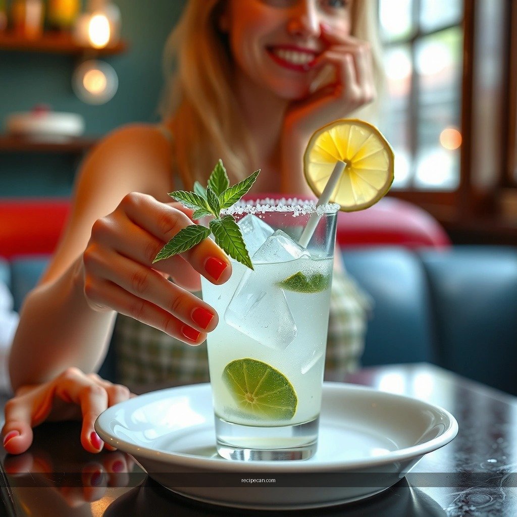 Sparkling Water - mojito recipe with limeade