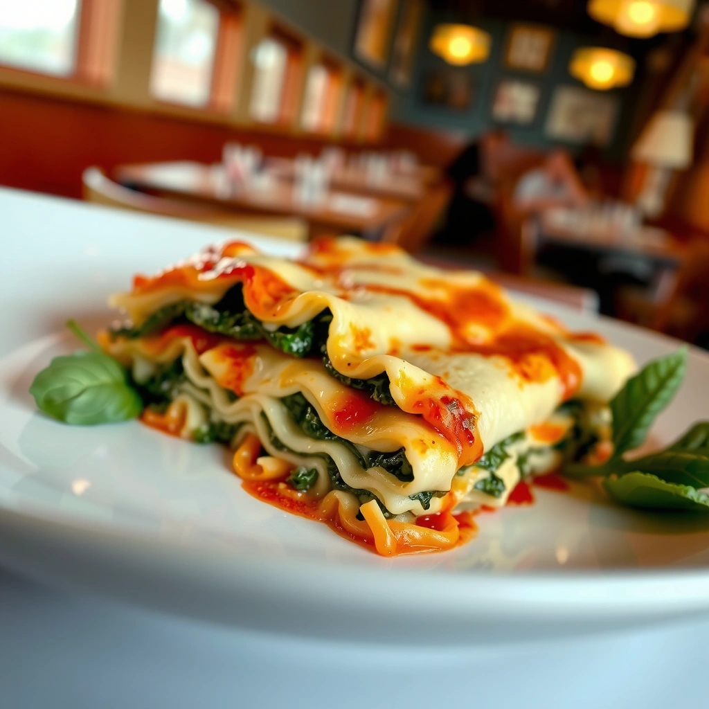 Spinach - lasagna recipes with spinach