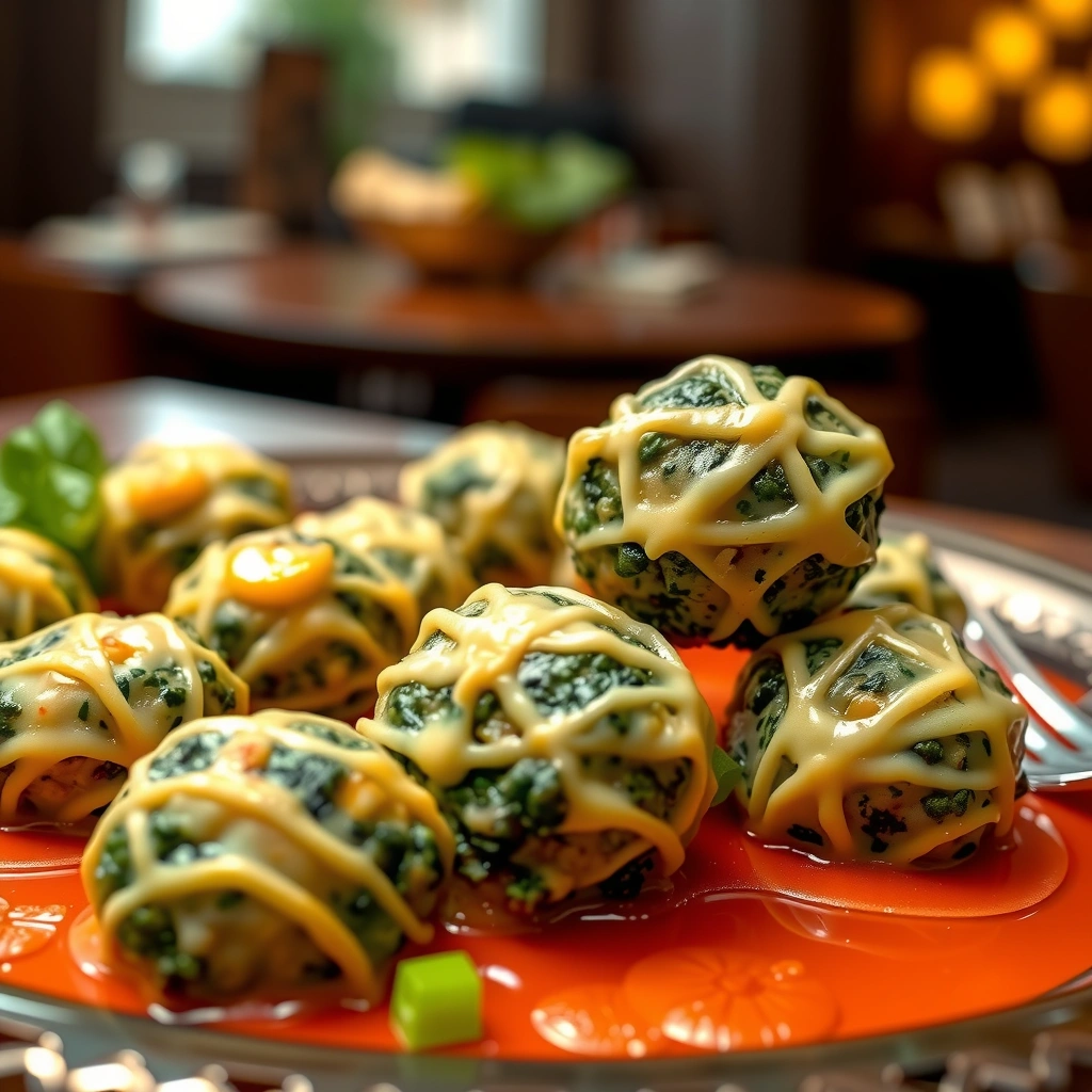 Spinion Balls - spinach balls recipes