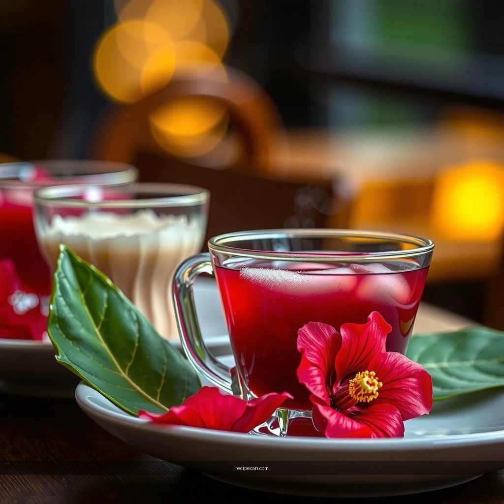 Steeping Time - recipe for hibiscus tea