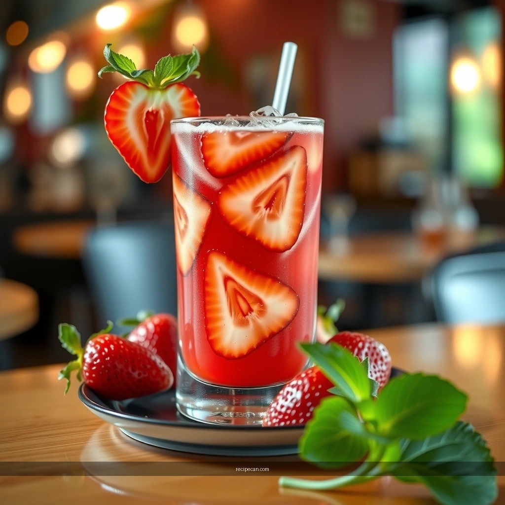 Strawberries and Mint - strawberry mojitos recipe