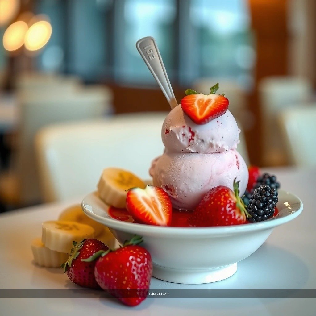 Strawberry and Banana Prep - strawberry and banana ice cream recipe