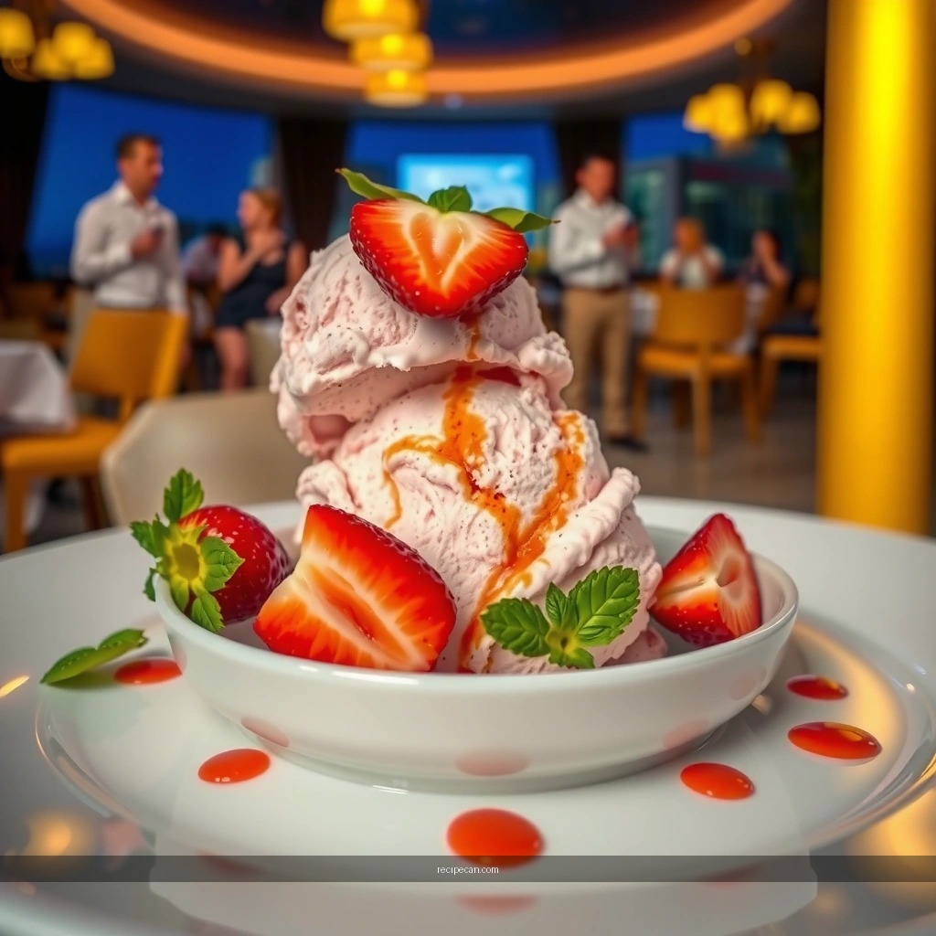 Strawberry Ice Cream - ice cream recipes for cuisinart machine