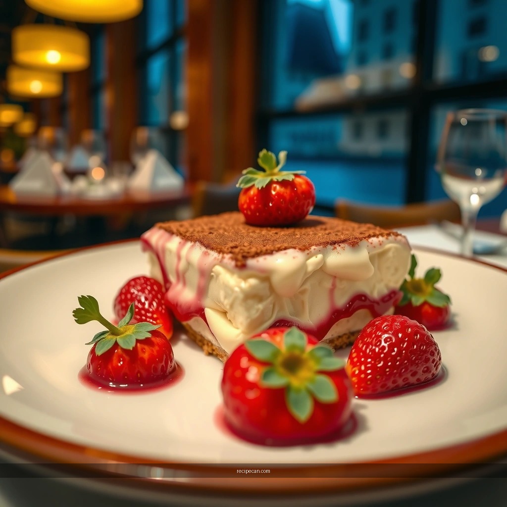 Strawberry Layer - tiramisu recipe with strawberries