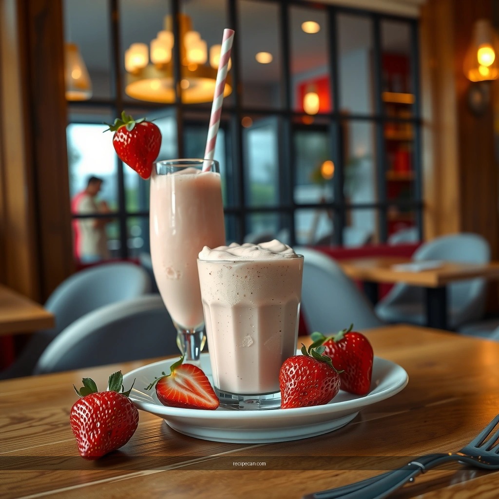 Strawberry Milkshake - strawberry milkshake recipes