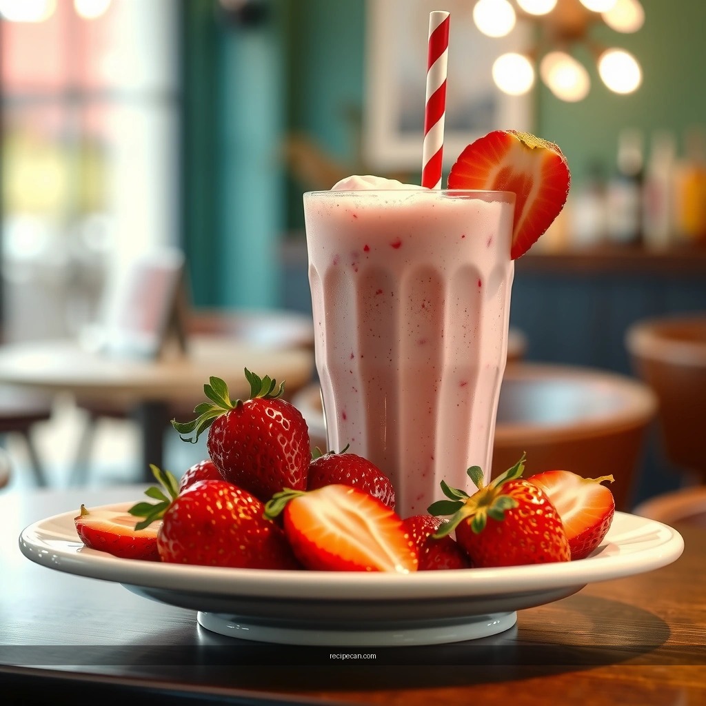 Strawberry Milkshake - strawberry milkshake recipes