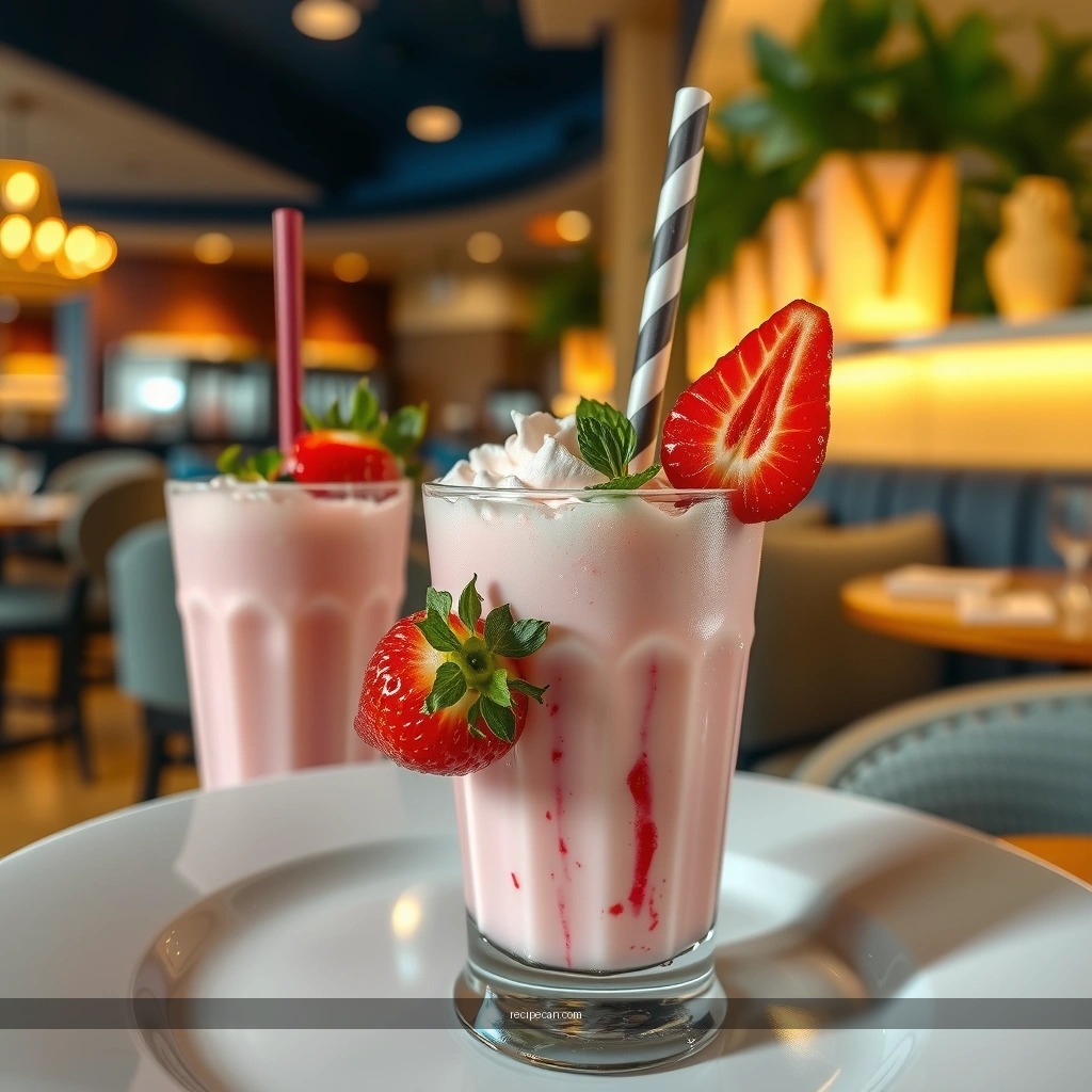 Strawberry Milkshake - strawberry milkshake recipes