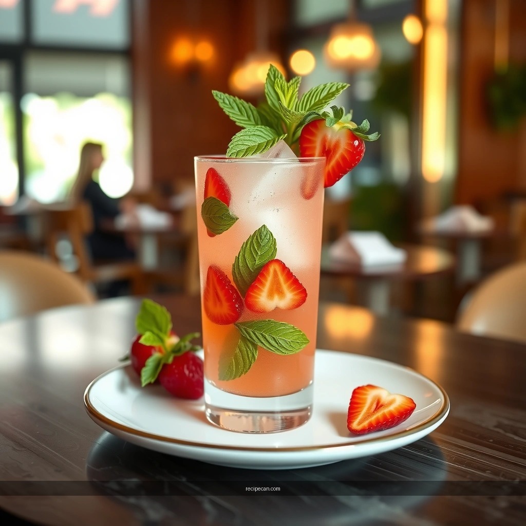 Strawberry Mojito - strawberry mojito cocktail recipe