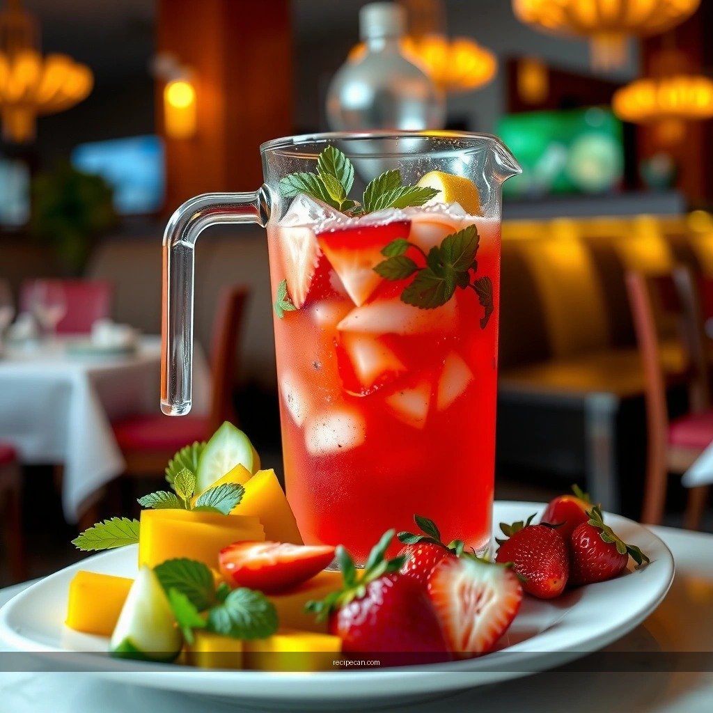 Strawberry Mojito - strawberry mojito pitcher recipe