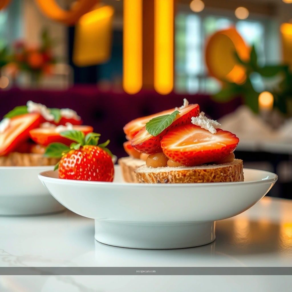 Strawberry Topping - strawberry bruschetta recipe