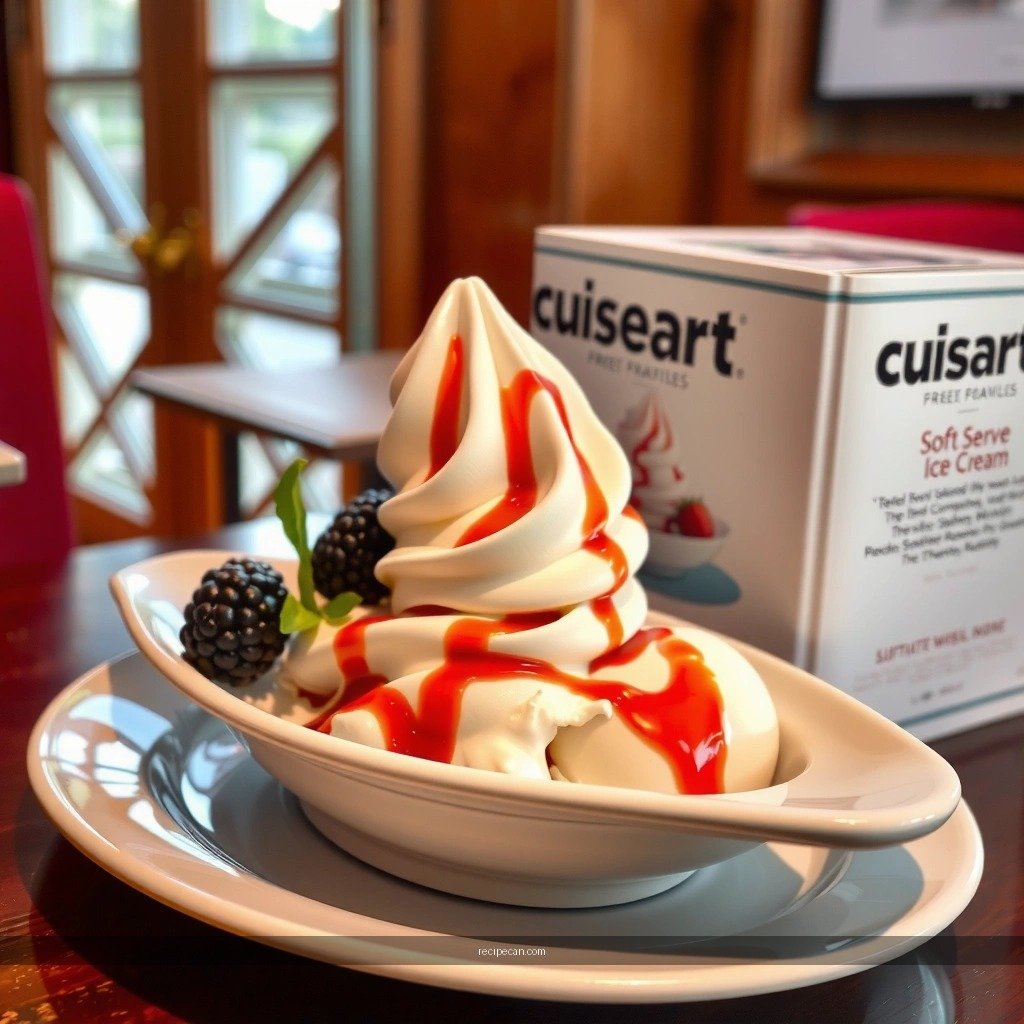 Sundae - cuisinart soft serve ice cream maker recipe book
