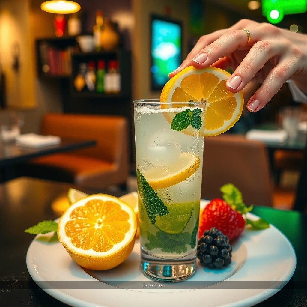 Sweetness and Balance - mojito recipe with lemon