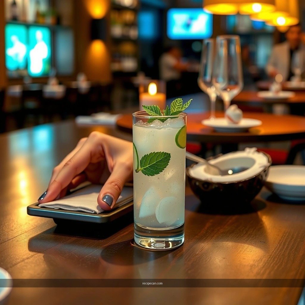 Sweetness and Flavor - coconut water mojito recipe