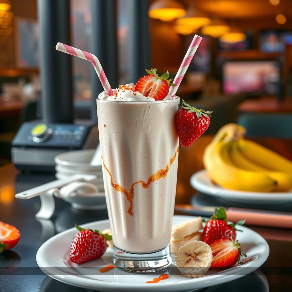 Sweetness and Flavor - banana and strawberry milkshake recipe