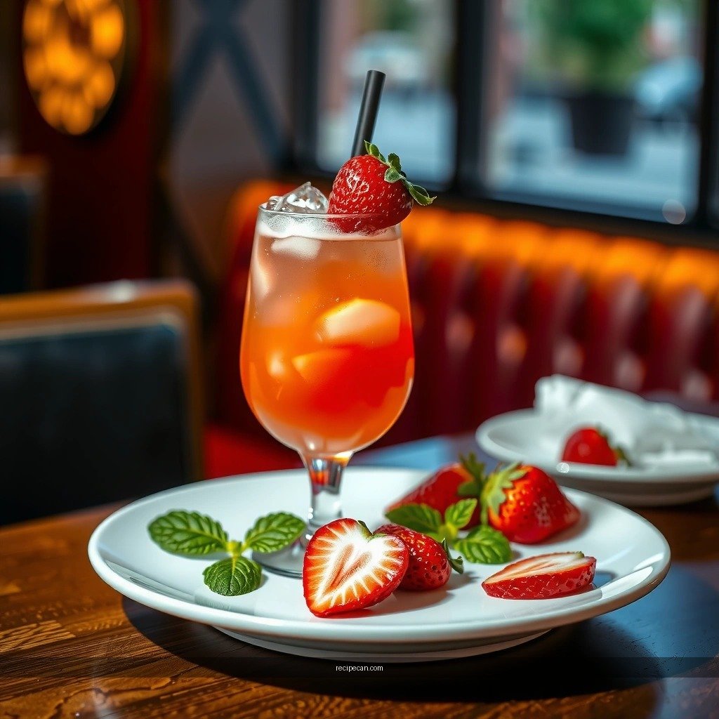 Sweetness and Freshness - strawberry mojito recipe easy
