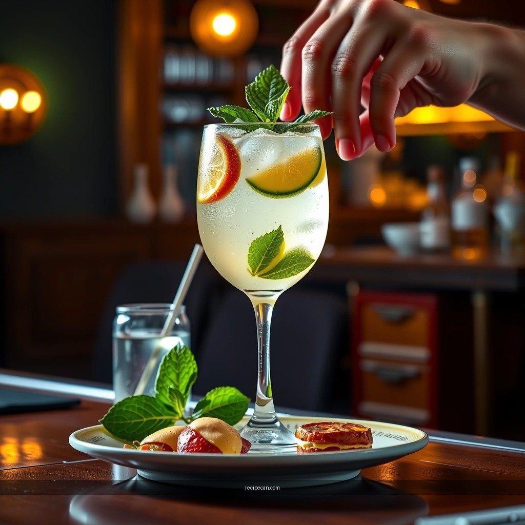 Sweetness and Lime Balance - cuban mojito cocktail recipe