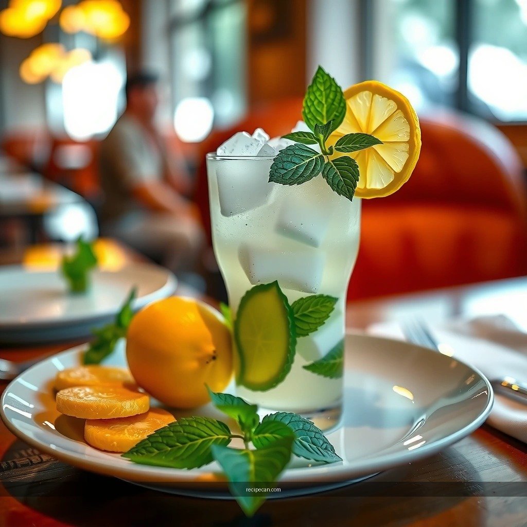 Sweetness and Tartness - lemon mojito drink recipe