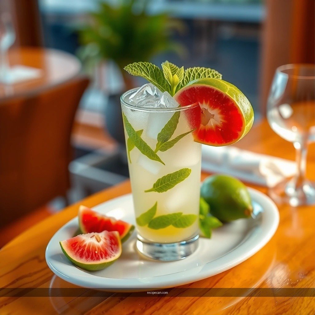 Sweetness and Tartness - guava mojito recipe