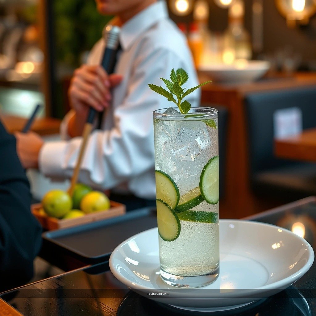 Sweetness Lime Rum - mojito cucumber recipe