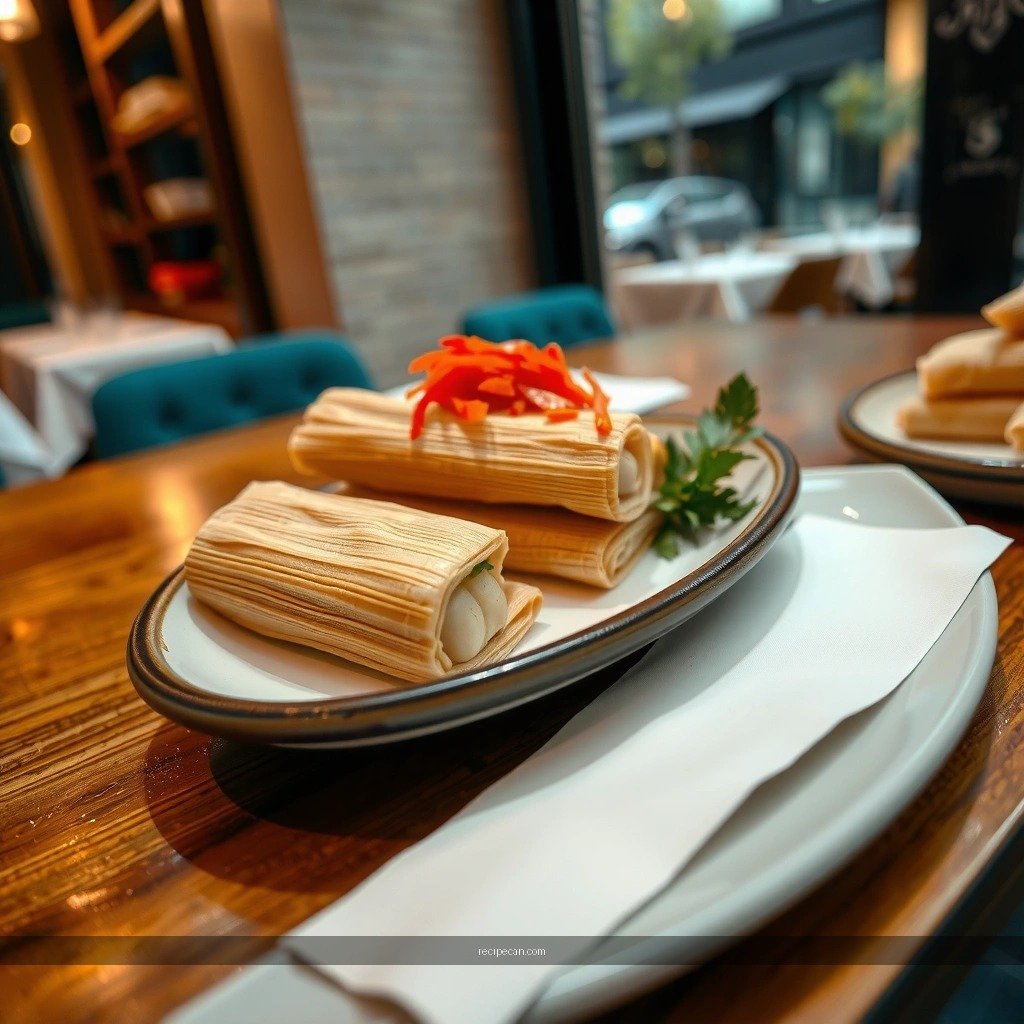 Tamales - recipe for tamales without lard