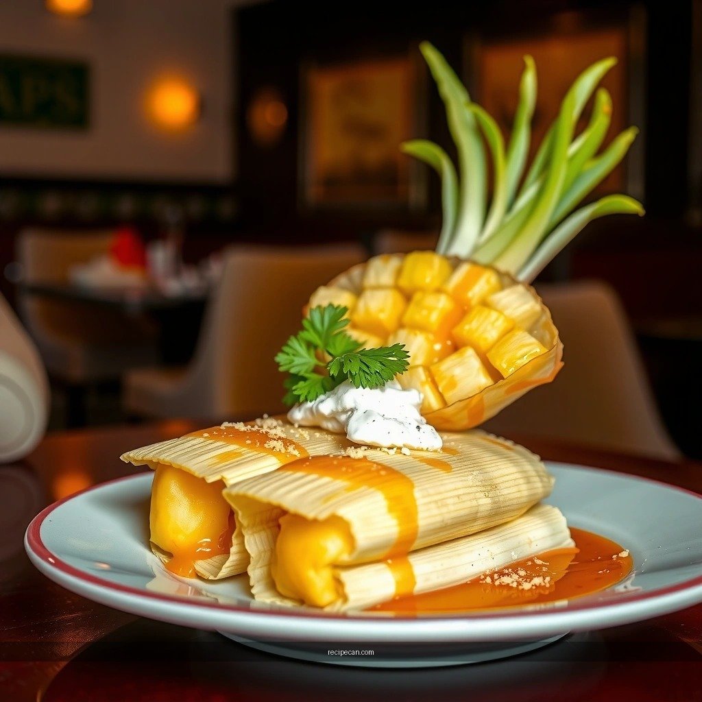 Tamales - recipe for pineapple tamales