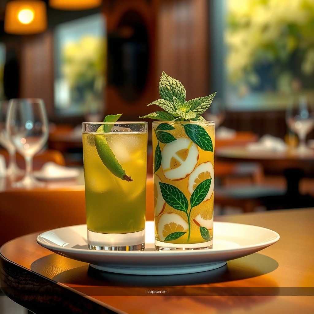 Tea - iced green tea recipe