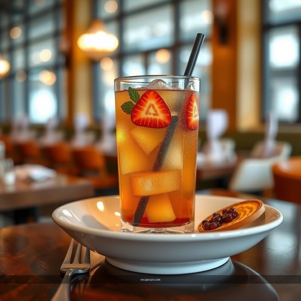 Tea - recipe to make iced tea