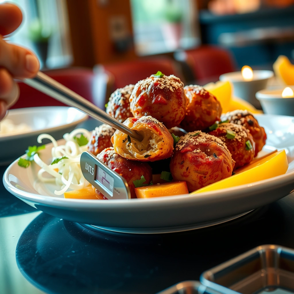 Temperature and Doneness - chicken balls recipe
